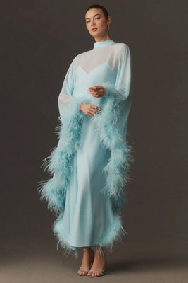Hutch Feathered Kaftan | Anthropologie (US)
