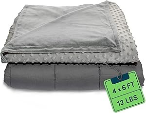 Quility Weighted Blanket for Kids - 12 LB Twin Size Kids Weighted Blanket for Cooling & Heating -... | Amazon (US)