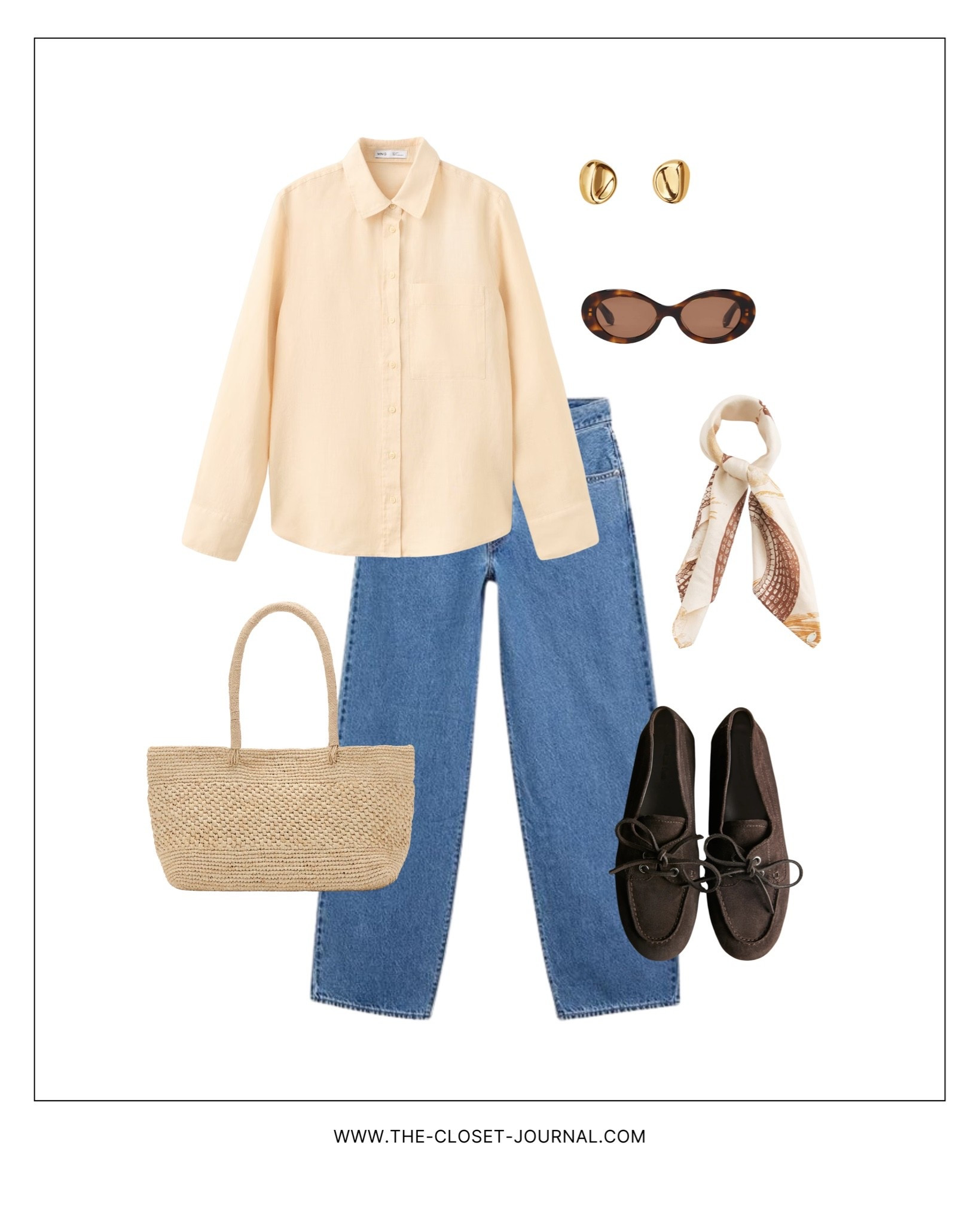 Lightweight Lyocell-Blend jeans and Linen Butter-yellow Shirt.

Sinniges - Varley
