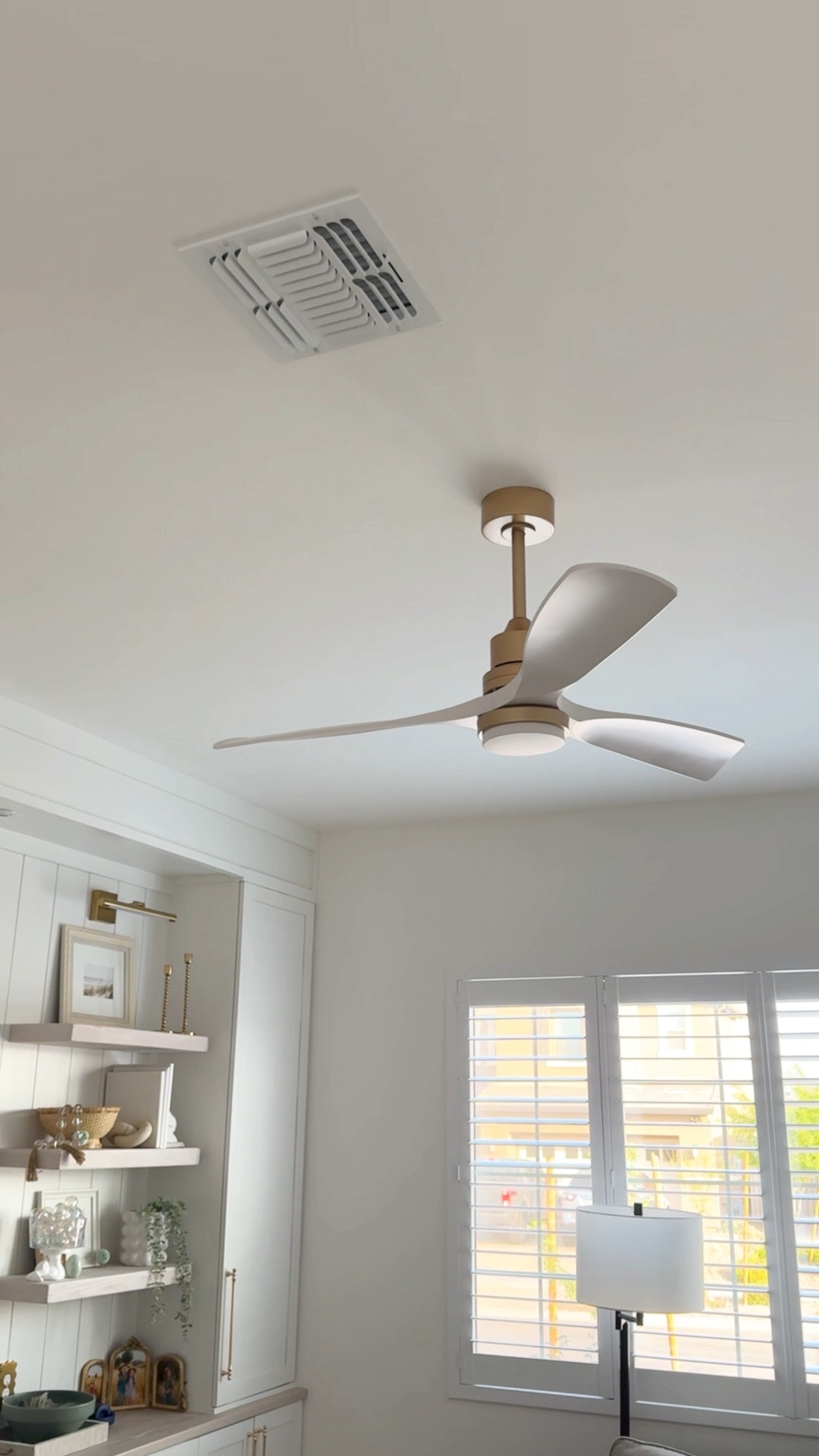 Our ceiling fan is currently on major sale for the Amazon Spring Sale and we love it so much! Comment ‘FAN’ and I’ll send you a link to shop! It’s 52 inches, available in 6 color options with 3 downrods to adjust the hanging length. It has 6 fan speeds and 3 color temps, plus you can control it with a remote! It works for indoor or outdoors. If you’re looking for a ceiling fan, this one is it! There is an extra $16 off coupon that’s available today! #LTKWatchNow

#LTKHome #LTKSaleAlert