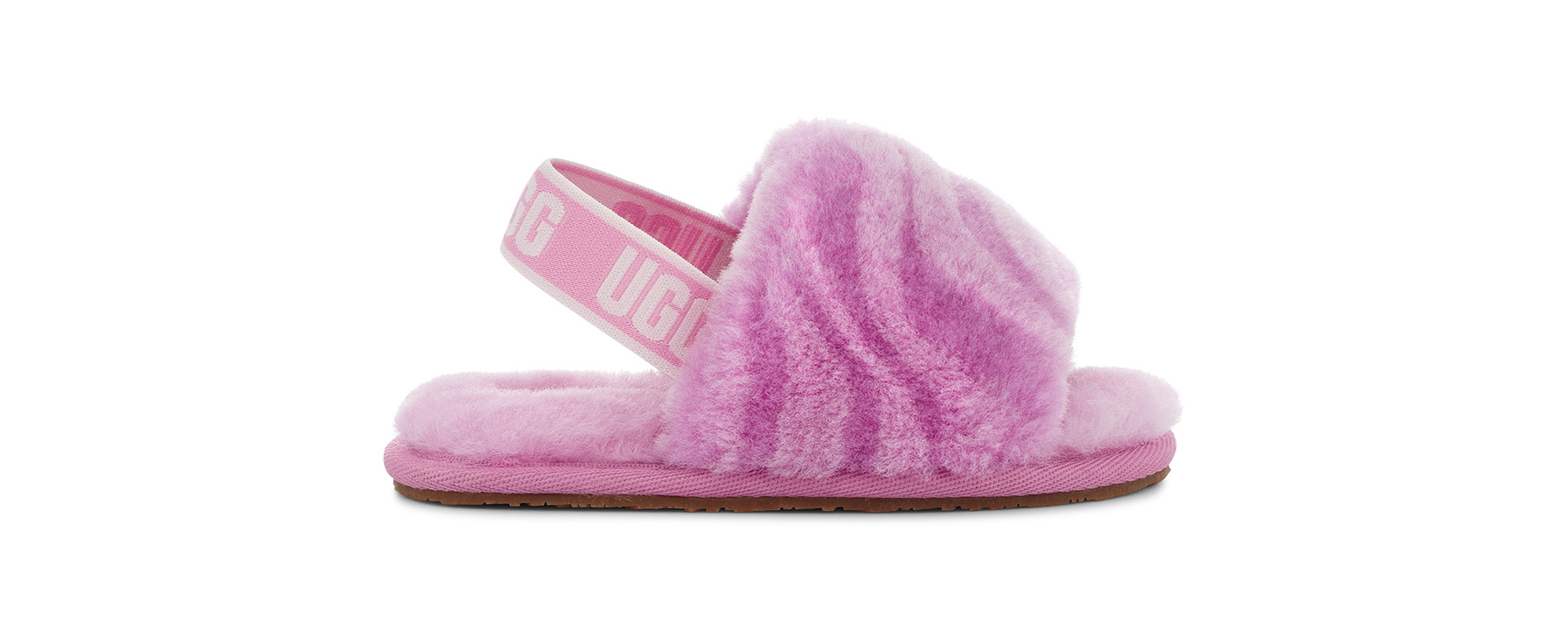 UGG Toddlers' Fluff Yeah Wavy Sheepskin Slippers in Wildflower, Size 11T | UGG (US)