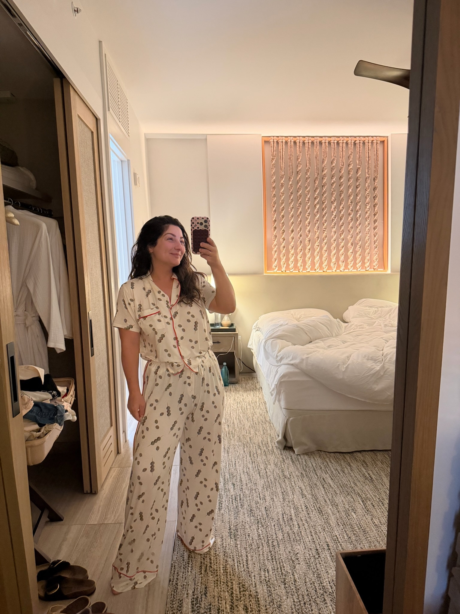 The cutest olive PJs!! So soft!! 

Top and bottoms size small 

5'0" 140lbs 

#LTKSaleAlert #LTKPetite #LTKmomlife