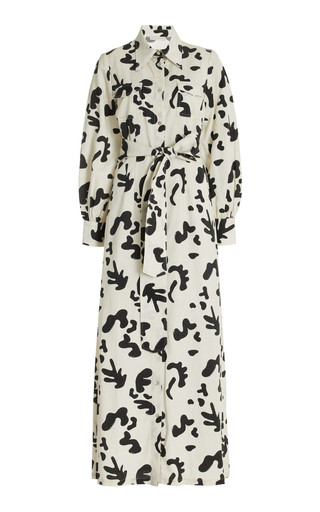 Olga Printed Maxi Shirt Dress | Moda Operandi (Global)