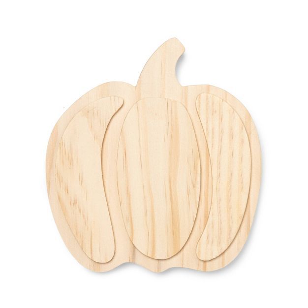 Freestanding Halloween Wood Layered Pumpkin - Mondo Llama™ | Target