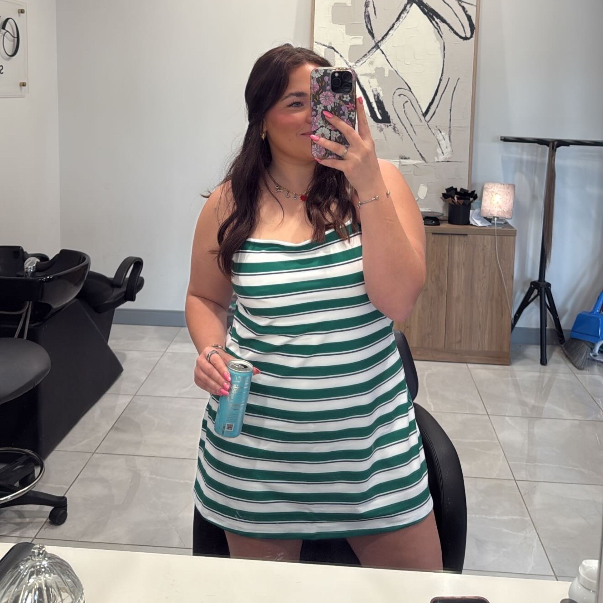 The perfect spring & summer athletic dress! Able to use the restroom without stripping down, has padded bra built in, & has phone pocket! 🙌🏽🫶🏼

#LTKMidsize #LTKootd #LTKActive