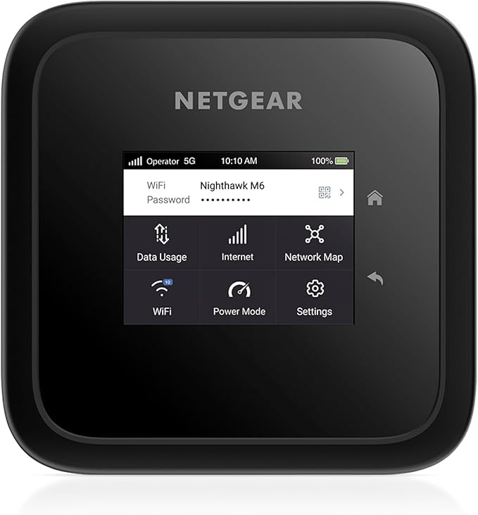 NETGEAR Nighthawk M6 5G Mobile Hotspot, 5G Router with Sim Card Slot, 5G Modem, Portable WiFi Dev... | Amazon (US)