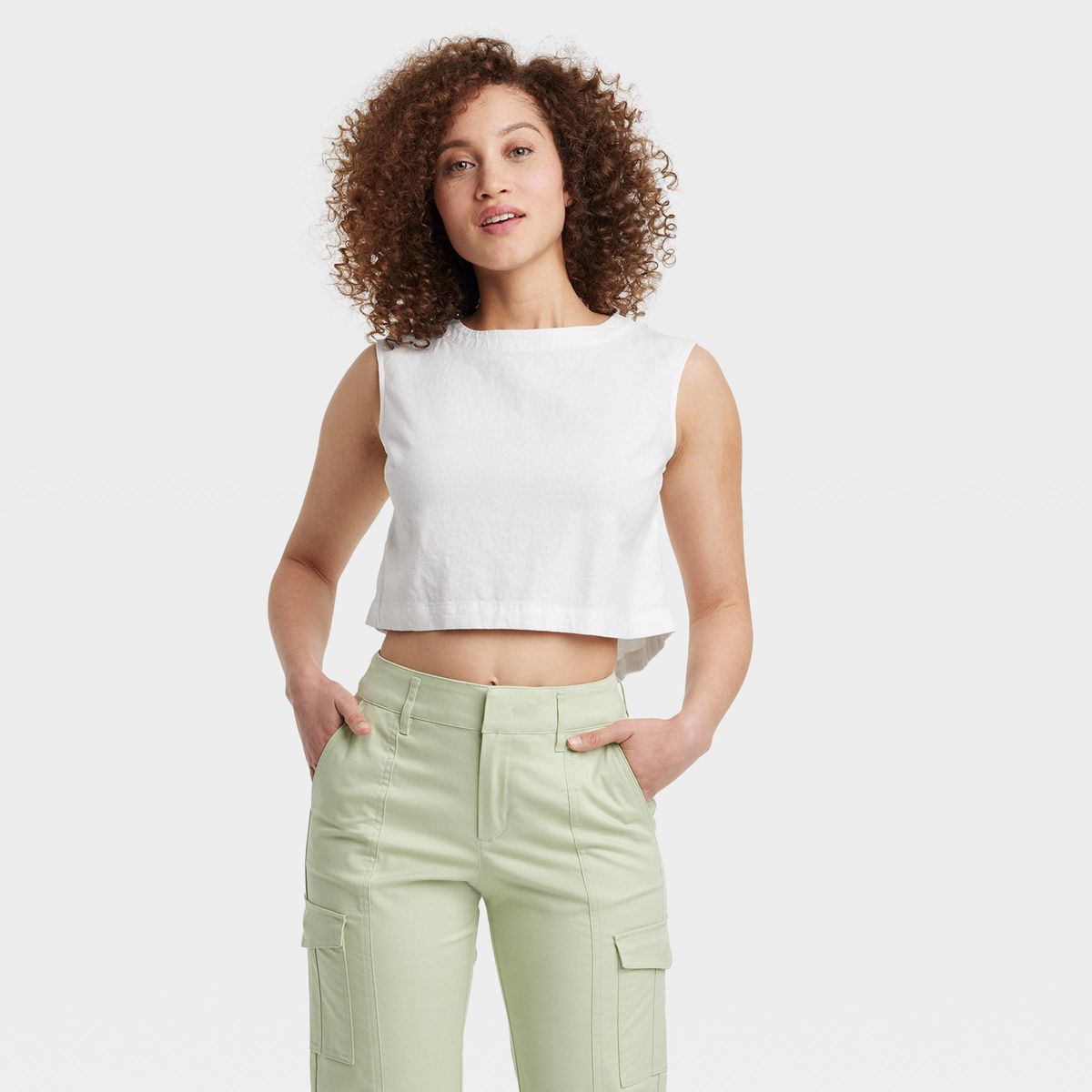 Women's Linen Tank Top - A New Day™ | Target