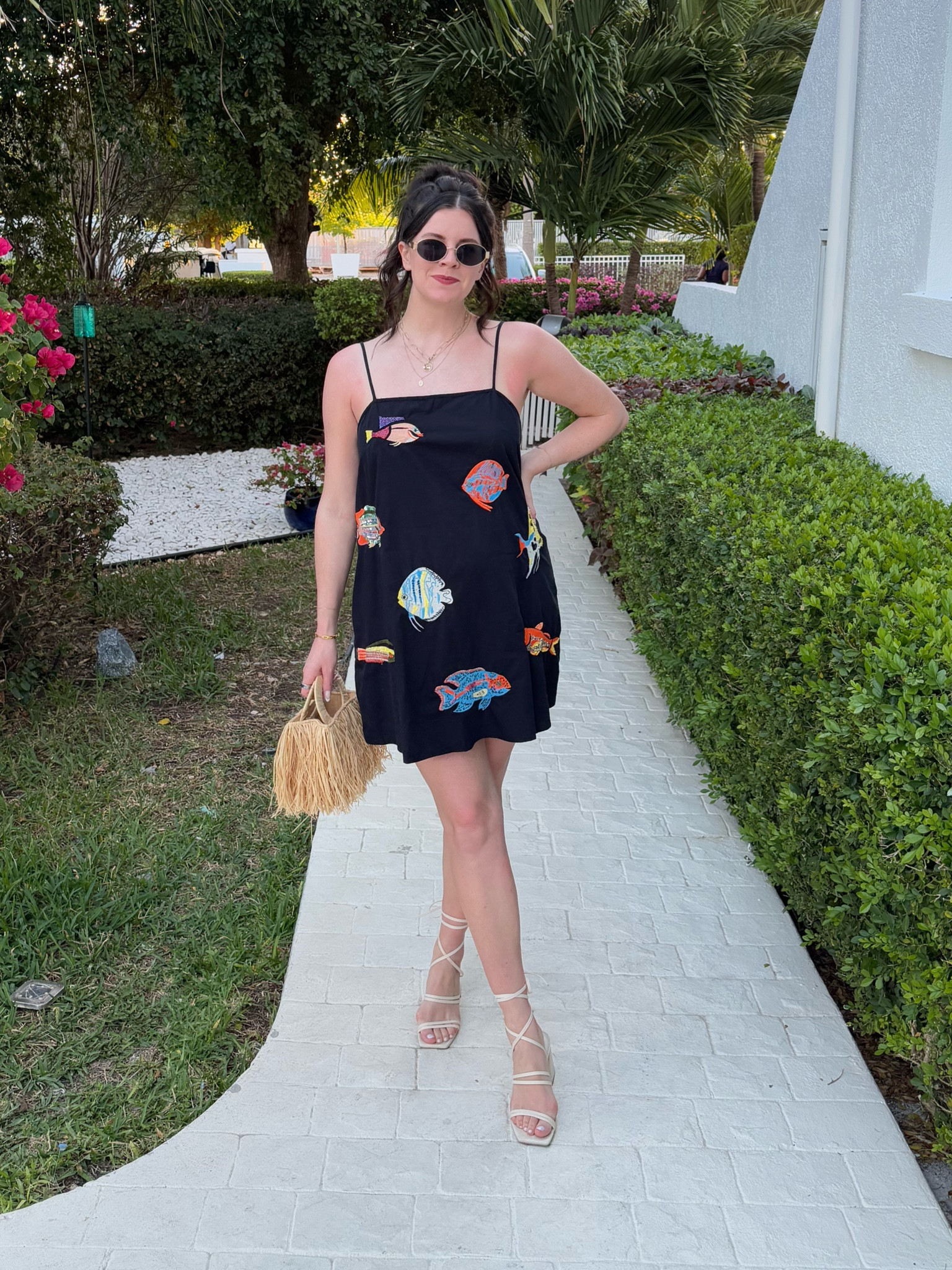 Cutest vacation dress ever! Maternity friendly but not a maternity dress. Fish dress. Vacation dress. Mini dress. Summer dress  

#LTKBump #LTKTravel