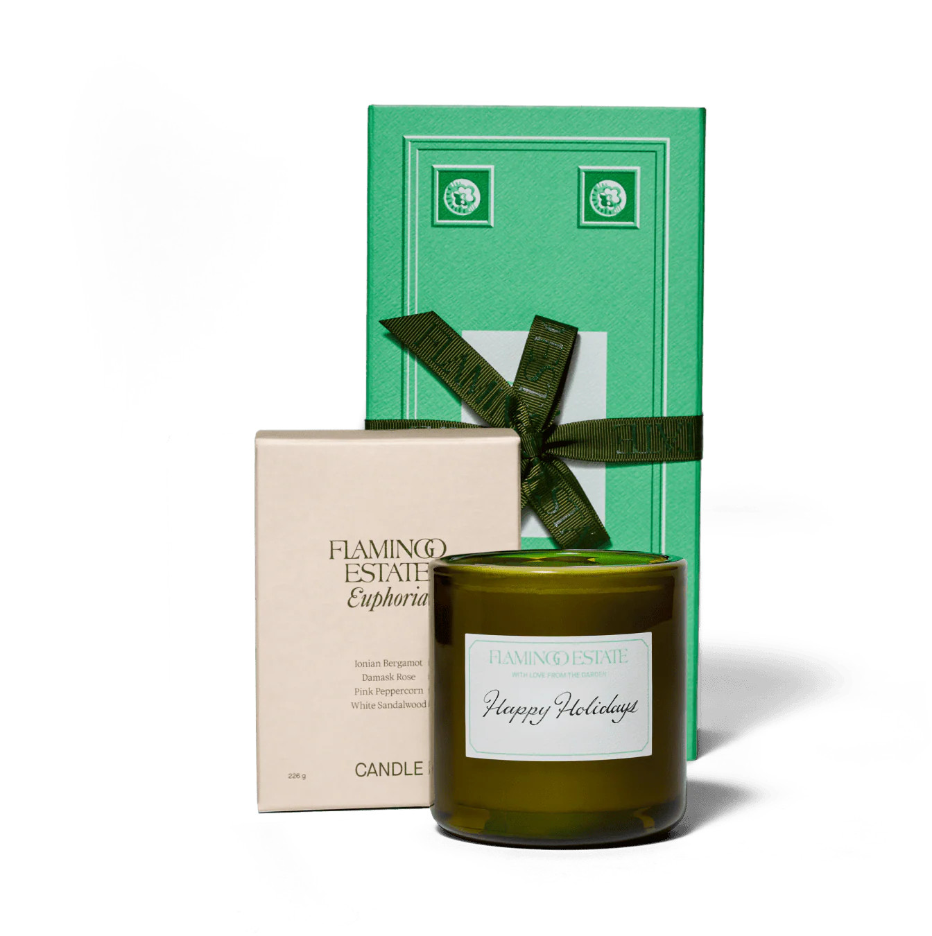 Personalized Night Blooming Jasmine & Damask Rose Candle | Flamingo Estate