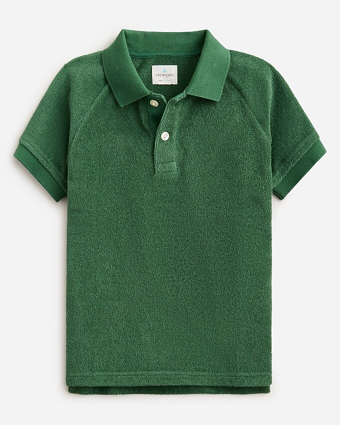 Kids' short-sleeve polo in towel terry | J. Crew US