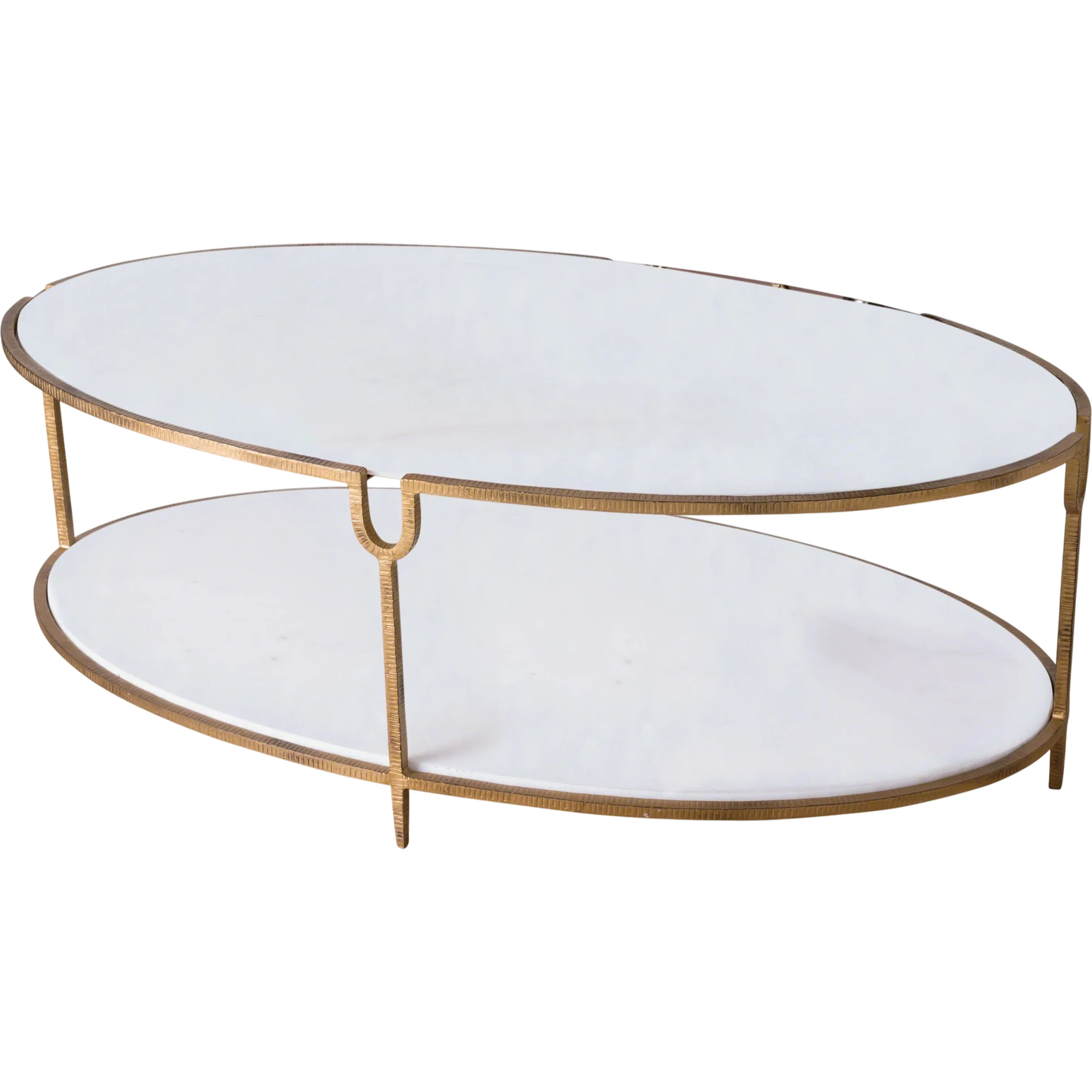 Iron and Stone Coffee Table | Layla Grayce