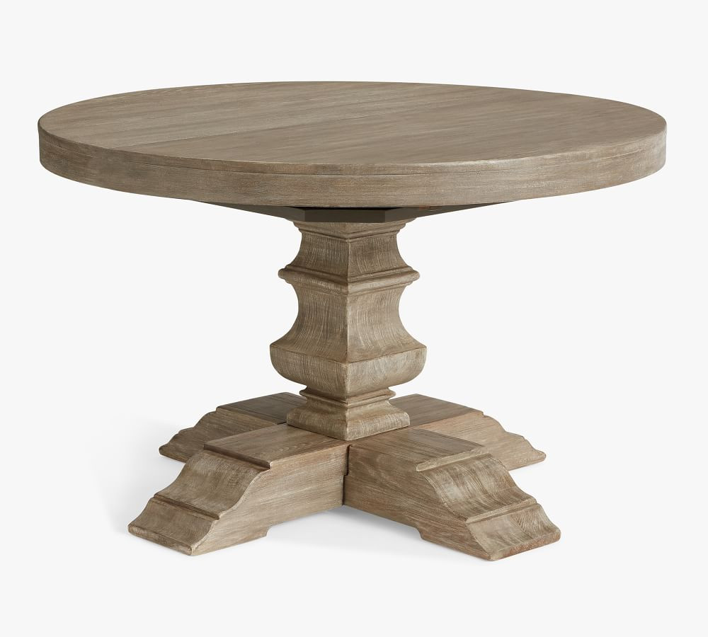 Banks Round Pedestal Extending Dining Table | Pottery Barn (US)