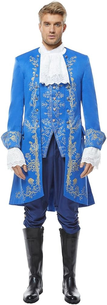 SIDNOR Prince Dan Stevens Blue Uniform Cosplay Costume Outfit Suit | Amazon (US)