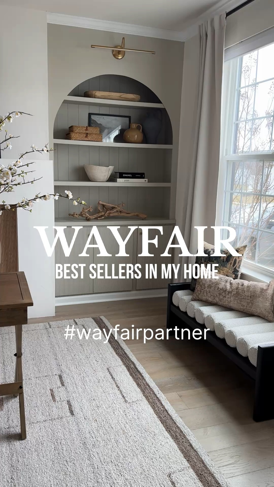 @wayfair #wayfairpartner #wayfair
Wayfair Best Sellers in My Home!
I'm so excited to share my favorite finds and best sellers from @Wayfair! Whether 
you're looking to upgrade your furniture, refresh your decor, or simply add a touch 
of style, Wayfair offers everything you need to turn your home into a peaceful 
retreat, no matter what your budget is.
Art, Vase, Outdoor Furniture, Coffee Table, Wall Art, Outdoor Fire Pit, Rug, Bed, 
Ottoman, Mirror, Nightstand, Table Lamp, End Table, Bench

#LTKWatchNow #LTKStyleTip #LTKHome