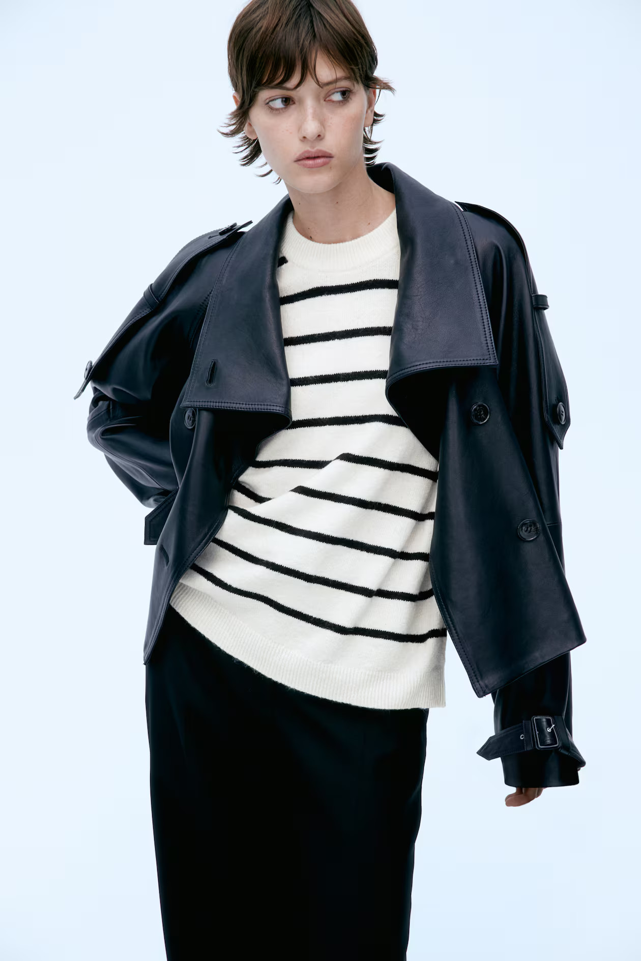 Knit Sweater - Cream/striped - Ladies | H&M US | H&M (US + CA)