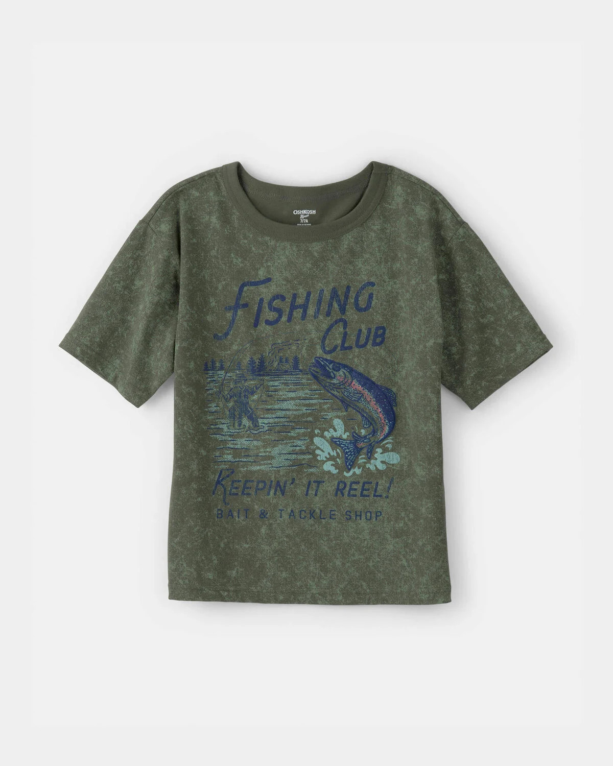 Boys Fishing Club Graphic Tee - Olive - OshKosh B'gosh | Carter's | Carter's Inc