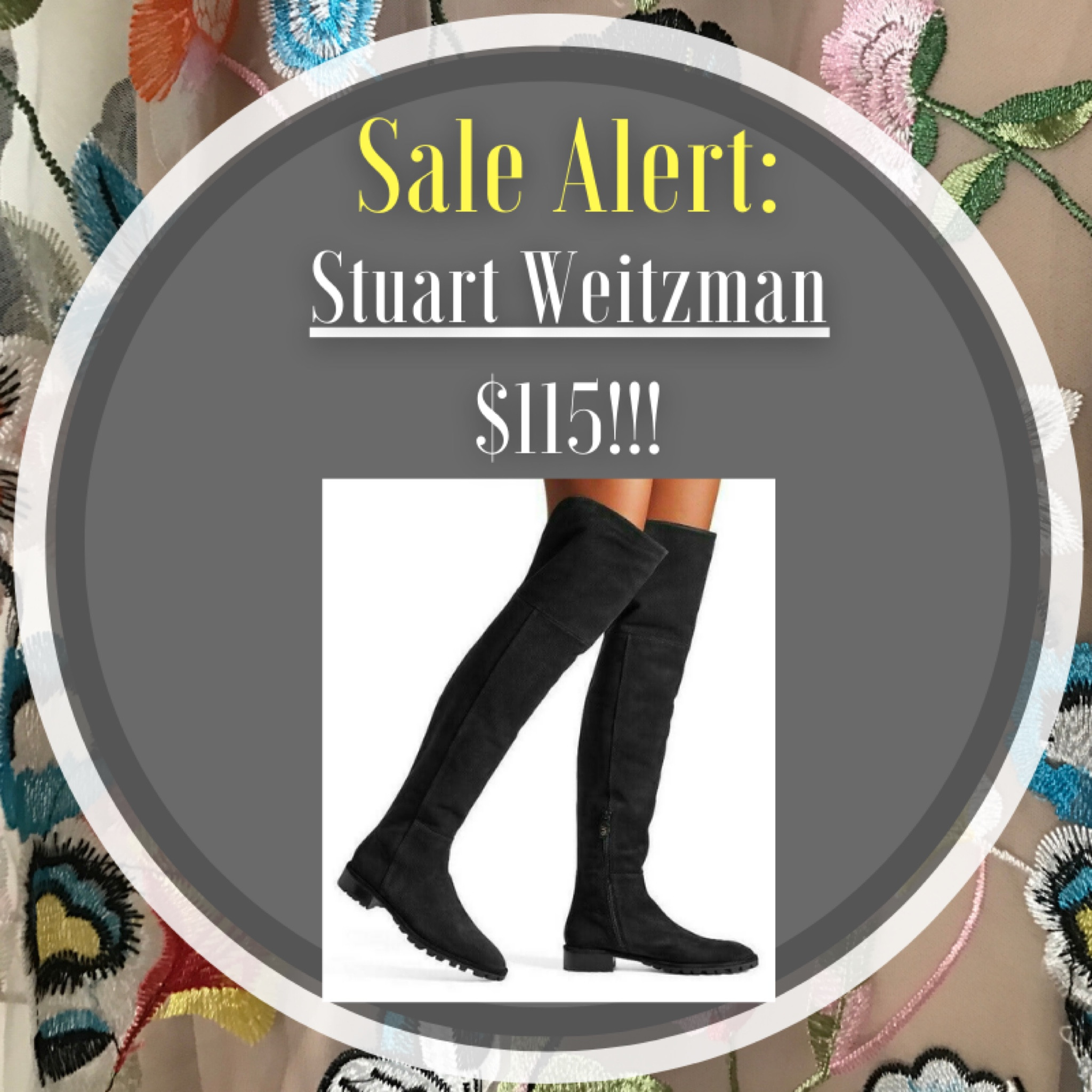 When you see Stuart Weitzman boots for only $1️⃣1️⃣5️⃣ you run 🏃🏼‍♀️🏃🏼‍♀️🏃🏼‍♀️😂 
🔗To shop: https://rstyle.me/cz-n/gzf47dckf8f
🔗More on sale: https://bit.ly/3dJt3rE

#LTKunder50 #LTKworkwear #LTKshoecrush