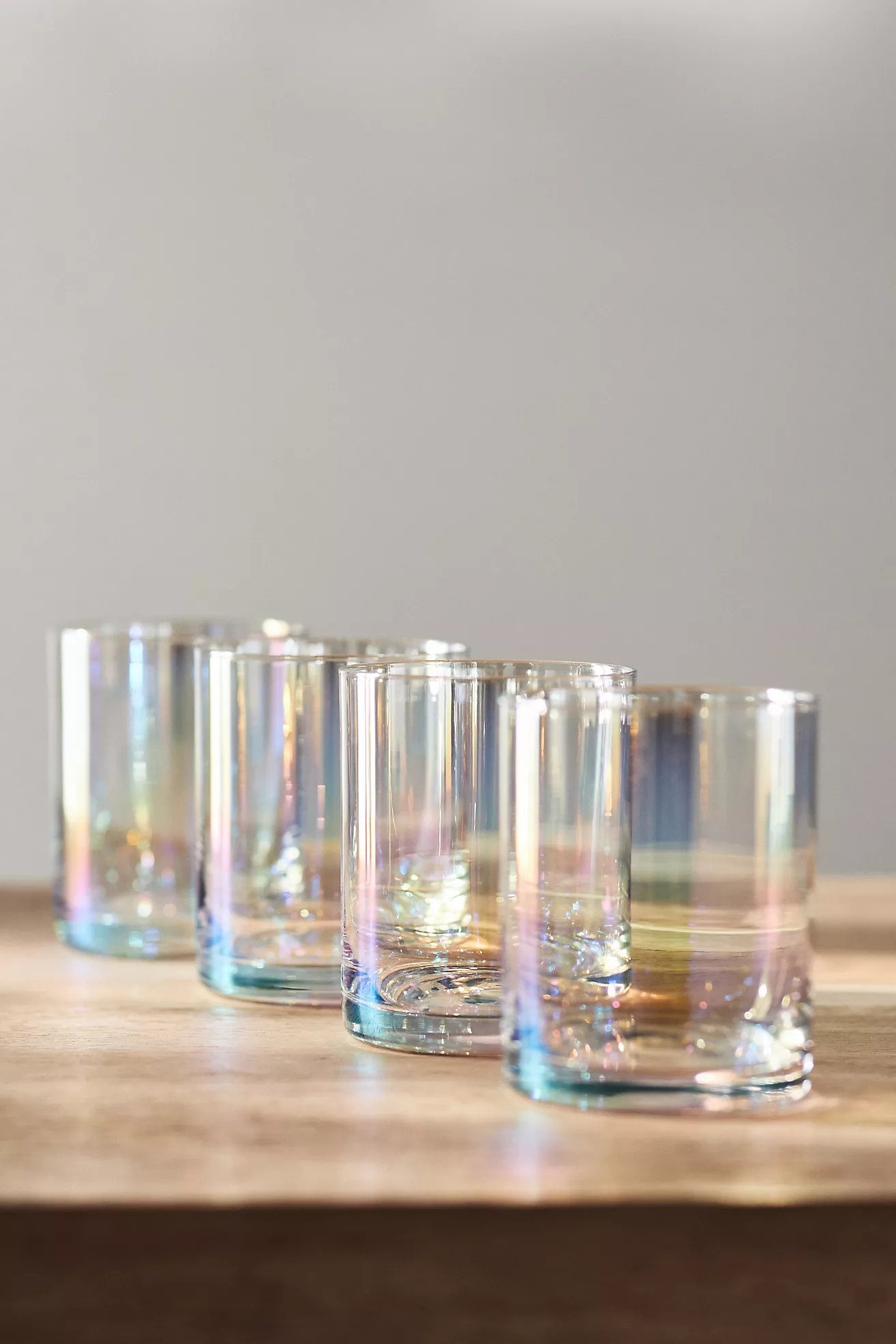 Morgan Double Old Fashioned Glasses, Set of 4 | Anthropologie (US)