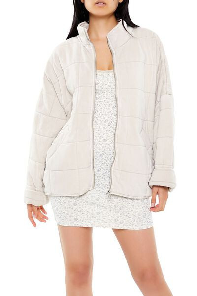 Quilted Zip-Up Jacket | Forever 21
