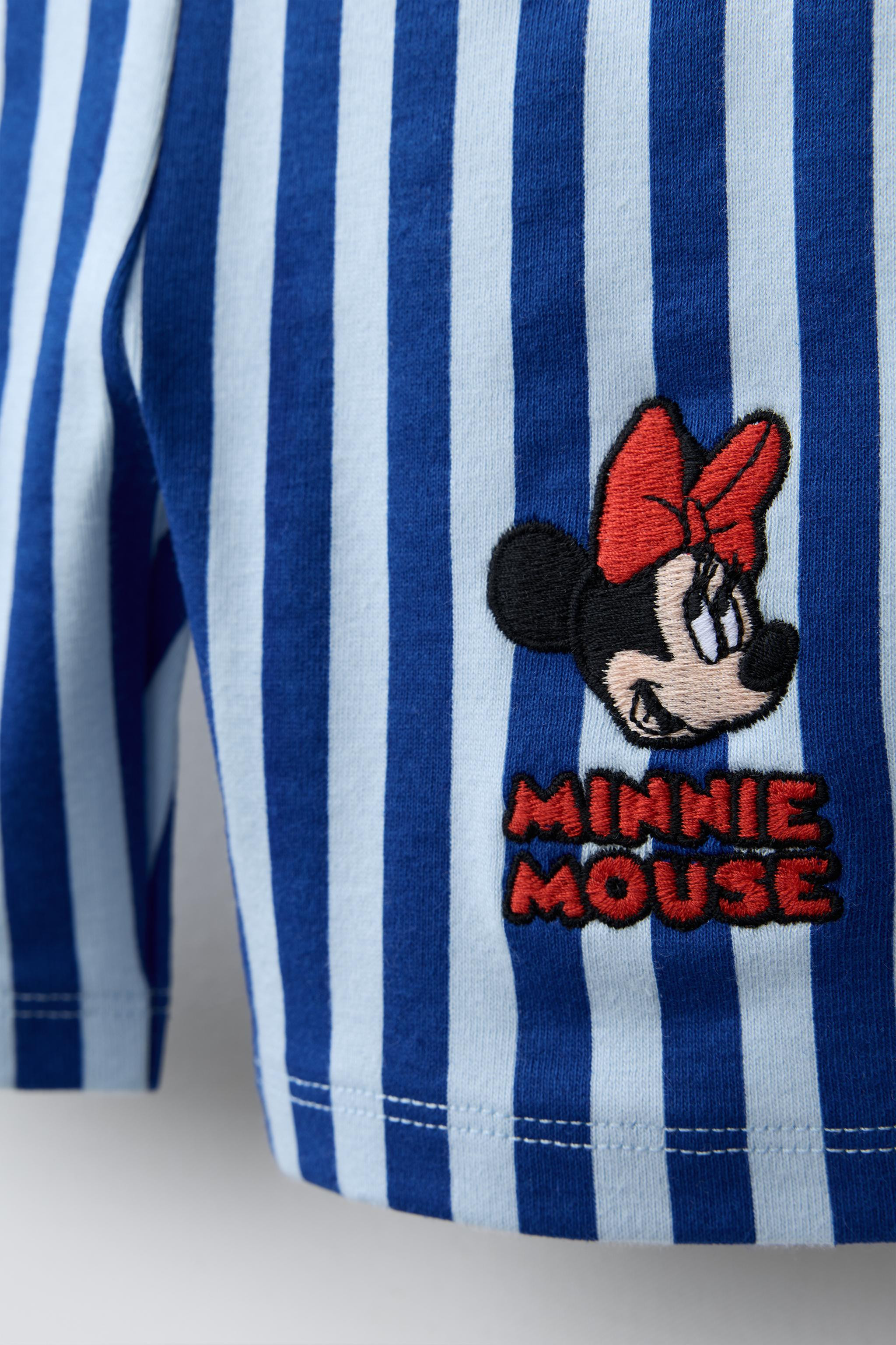 MINNIE MOUSE © DISNEY STRIPED CYCLING LEGGINGS | Zara US