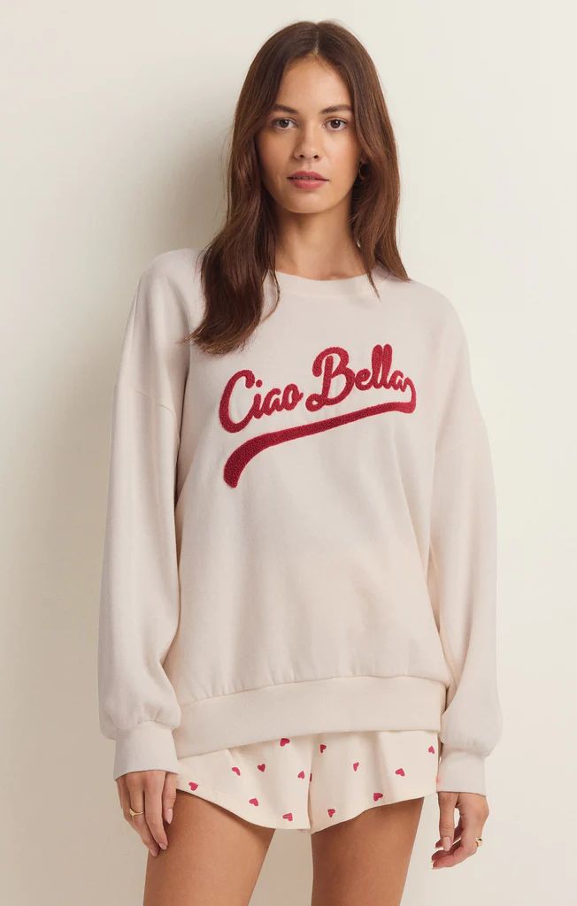 Ciao Bella Crew Sweatshirt | Z Supply