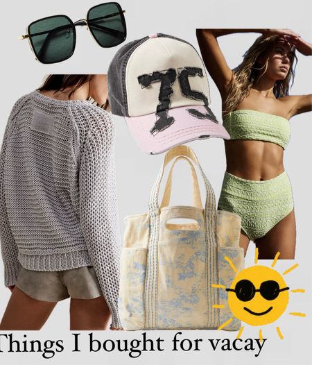 Spring vacation
Bikini
Swimsuit, sunglasses, hat, beach bag, travel, beach vibes

#LTKswim #LTKover40 #LTKstyletip