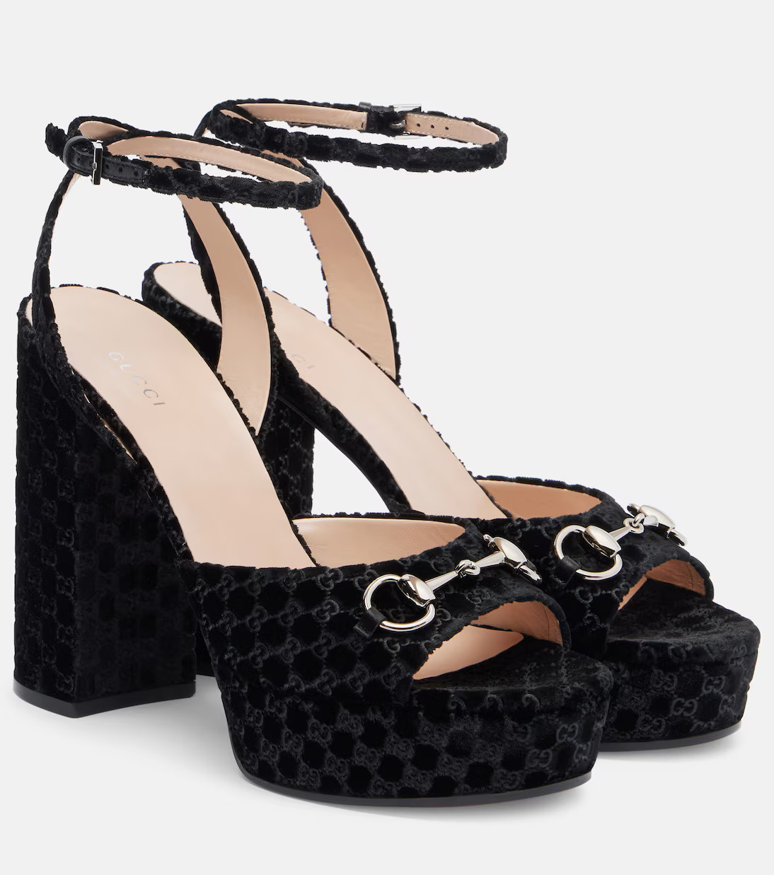 Lady Horsebit velvet sandals | Mytheresa (US/CA)