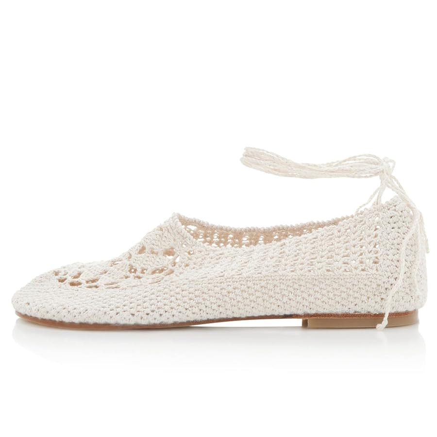 Dsevht Mesh Ballet Flats Shoes for Women Slip On Ballerina Shoes Round Toe Comfortable Casual Wor... | Amazon (US)