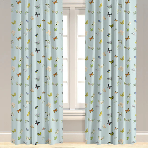 Butterfly by Evelyn Henson Drapery Panel | Evelyn Henson