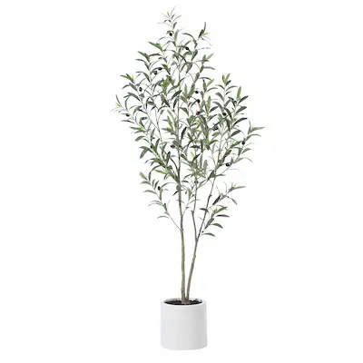 DR.Planzen 59-in Green Indoor/Outdoor Floor Olive Artificial tree | Lowe's