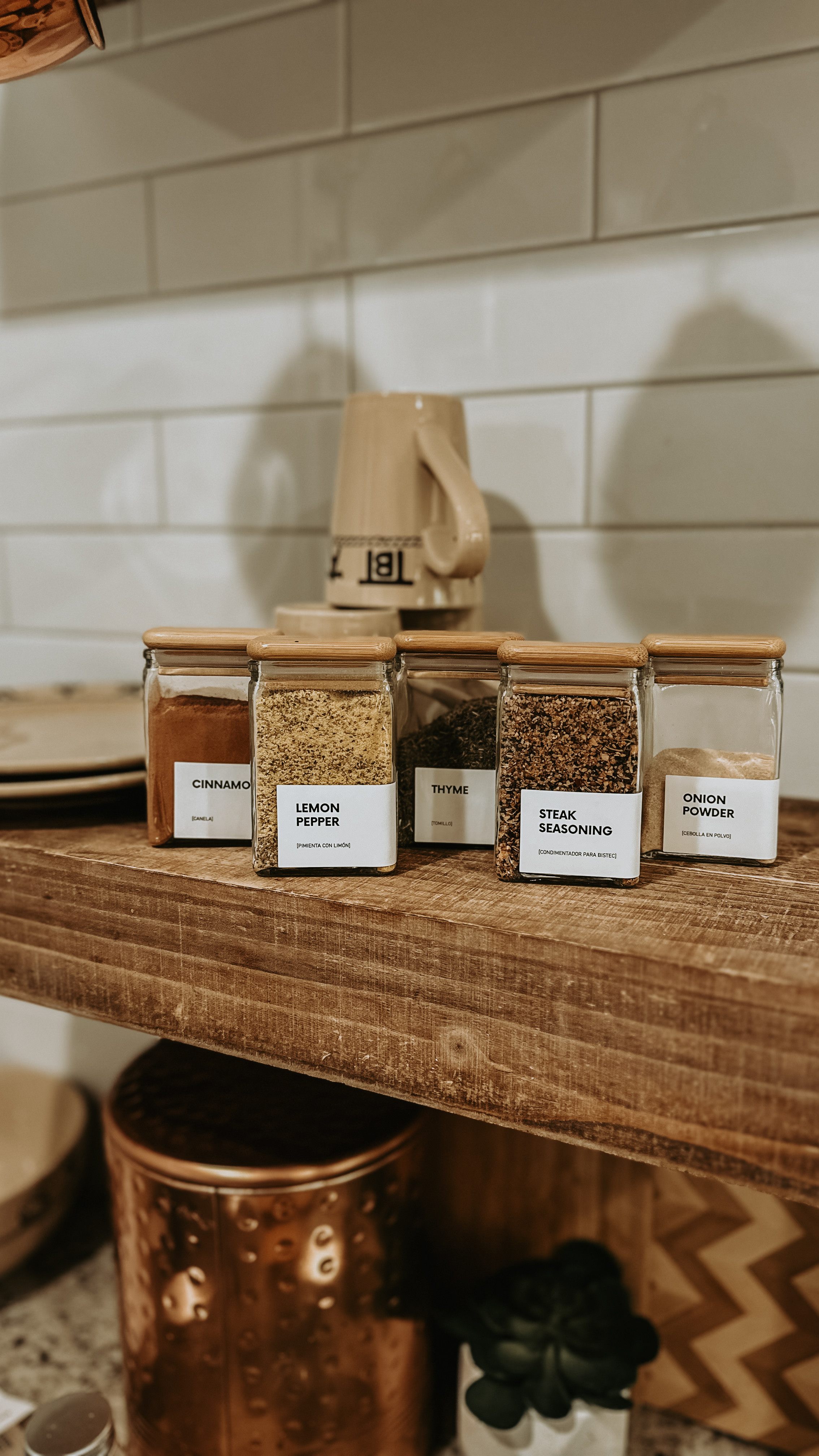 The little things that matter. These tiny but mighty little spice jars help keep my small kitchen organized and aesthetic. 

 #LTKHome #LTKSaleAlert #LTKFindsUnder50