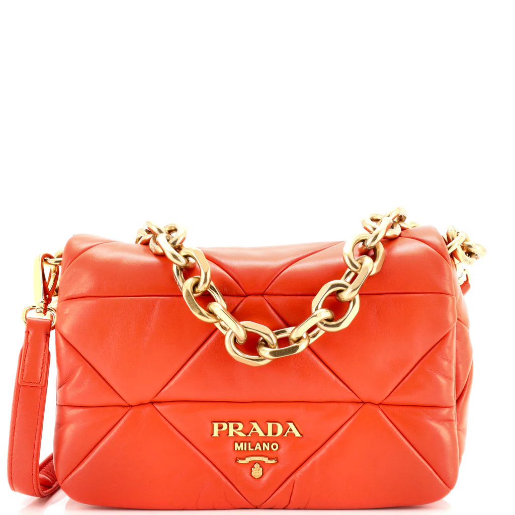 System Flap Shoulder Bag Quilted Nappa Leather Medium | Rebag