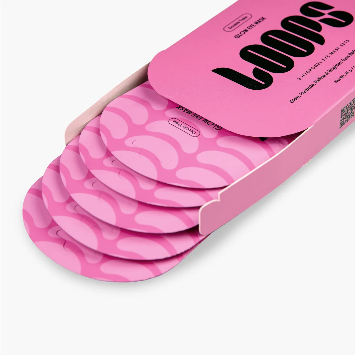 LOOPS Beauty Double Take Eye Mask | Hydrogel Under Eye Mask | Loops Beauty