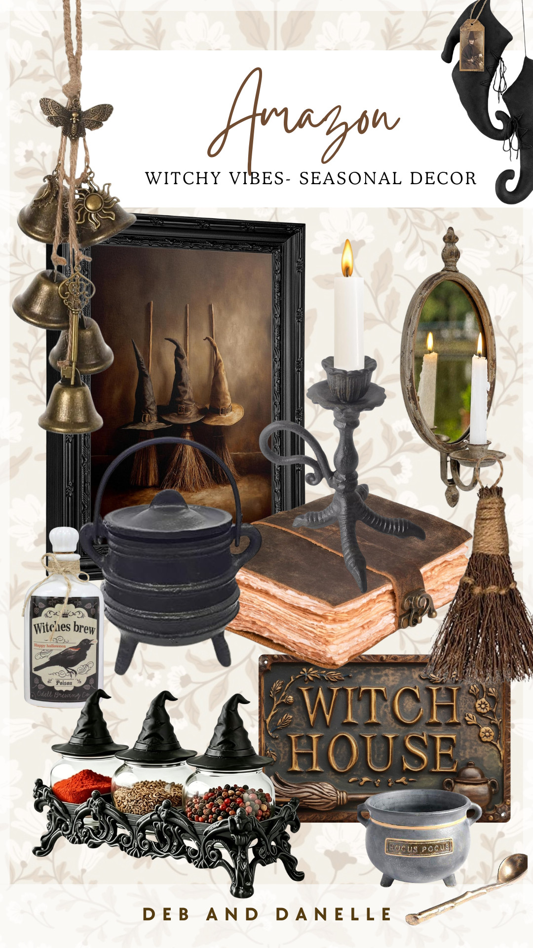 Witchy vibes are a staple when we think of Halloween! Here are some witchy-vibe home decor pieces that will blend into your current Fall home decor. 

 #LTKSeasonal #LTKHome