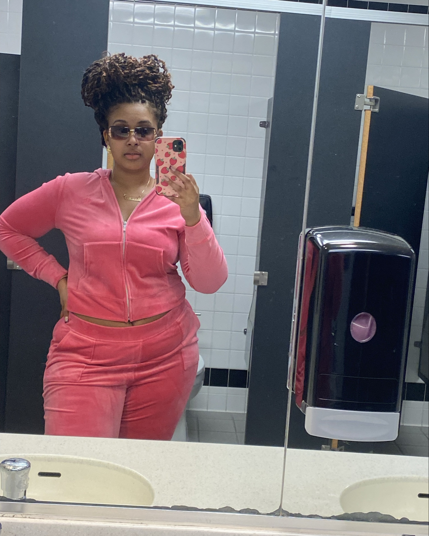 Throwback Juicy Couture Tracksuit?? Now you can find it with me and goes up to an 2xl I’m wearing an extra large in top but I could’ve sized down in the pants to an extra large as well. Plenty of stretch #juicycouture#throwback#y2k#tracksuit#sunglasses

#LTKParties #LTKPlusSize #LTKFindsUnder100