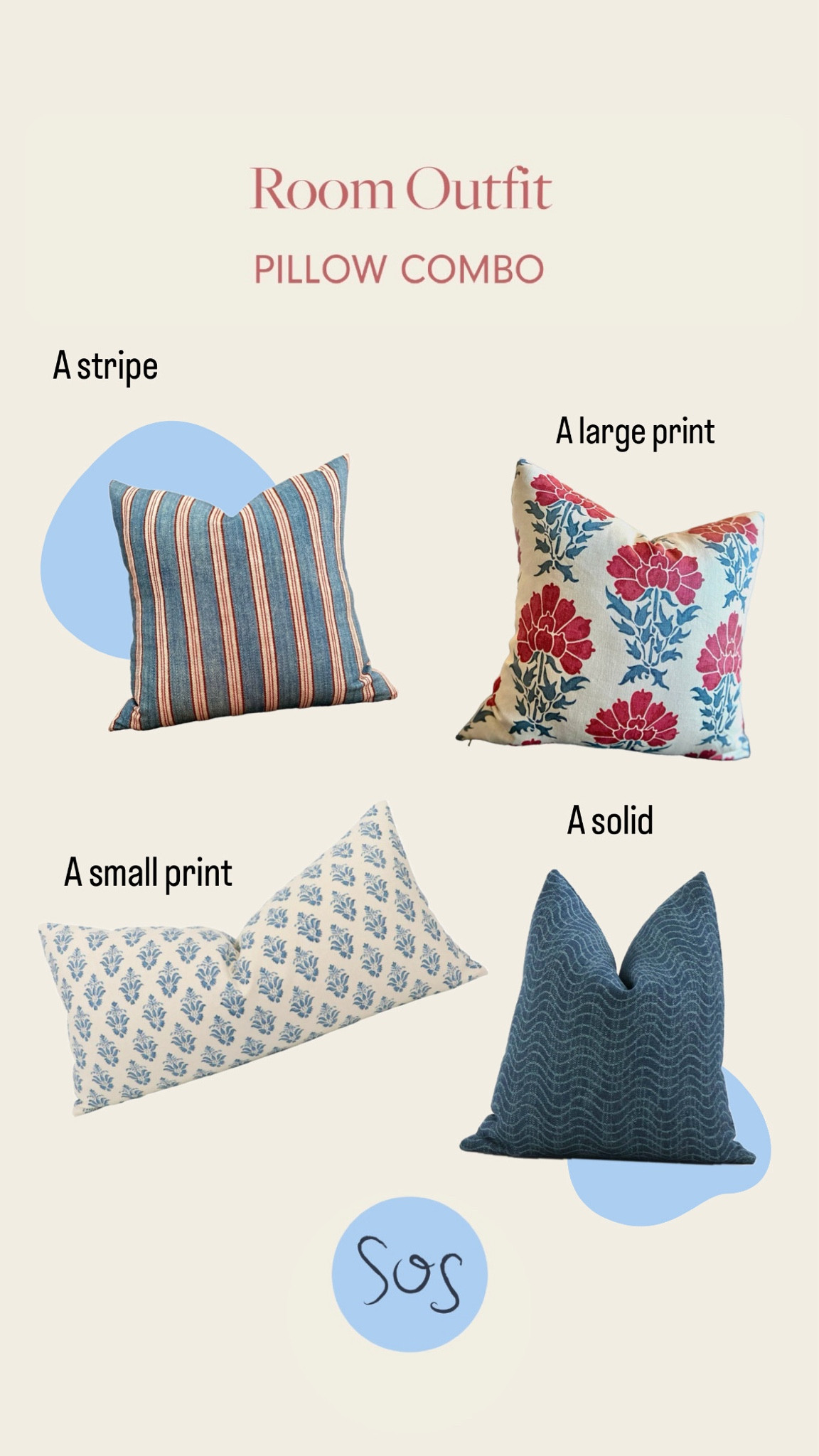 I was mixing & matching throw pillows to add to my current combo, and here’s what I came up with. This combo follows the simple formula of a solid, a stripe, a big print and a small print within a color palette.

*im still waiting for the Etsy shop to add the big print. Will add as soon as it’s live.



#LTKHome