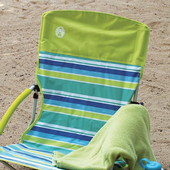 Coleman Utopia Breeze Lightweight Beach Chair with Cup Holder, Comfortable Portable Outdoor Chair... | Amazon (US)