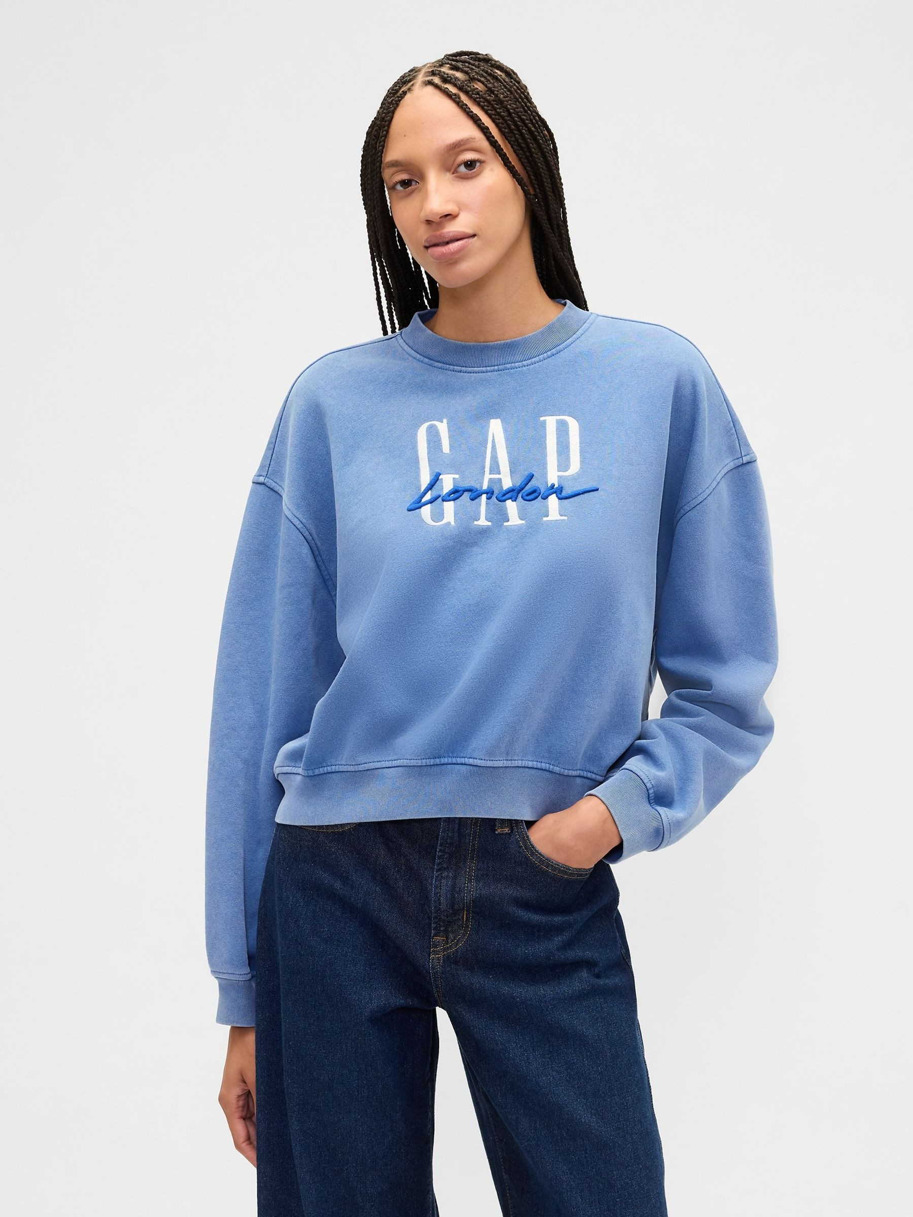 Blue London Logo Sweatshirt | Gap | GAP UK