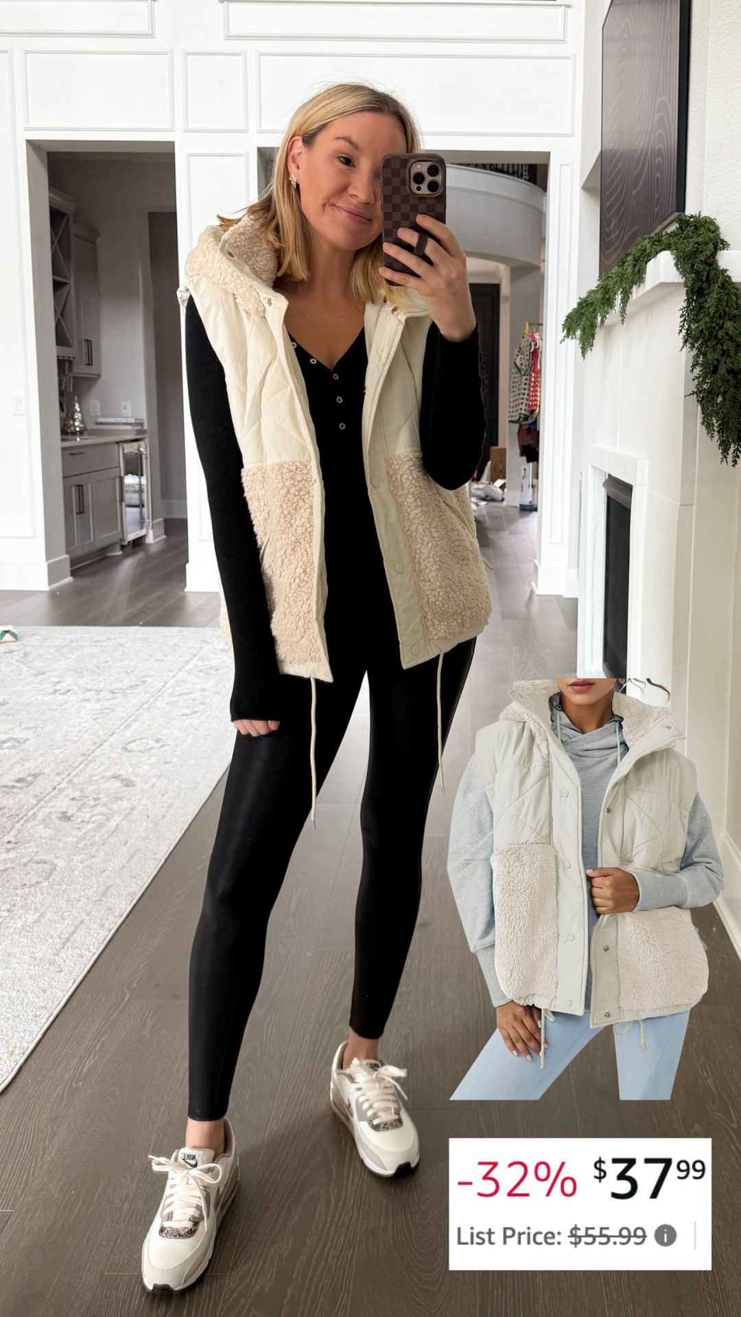 Adorable layering vest on sale! In a medium and absolutely love it! 🥰 

#LTKmomlife #LTKSaleAlert #LTKootd