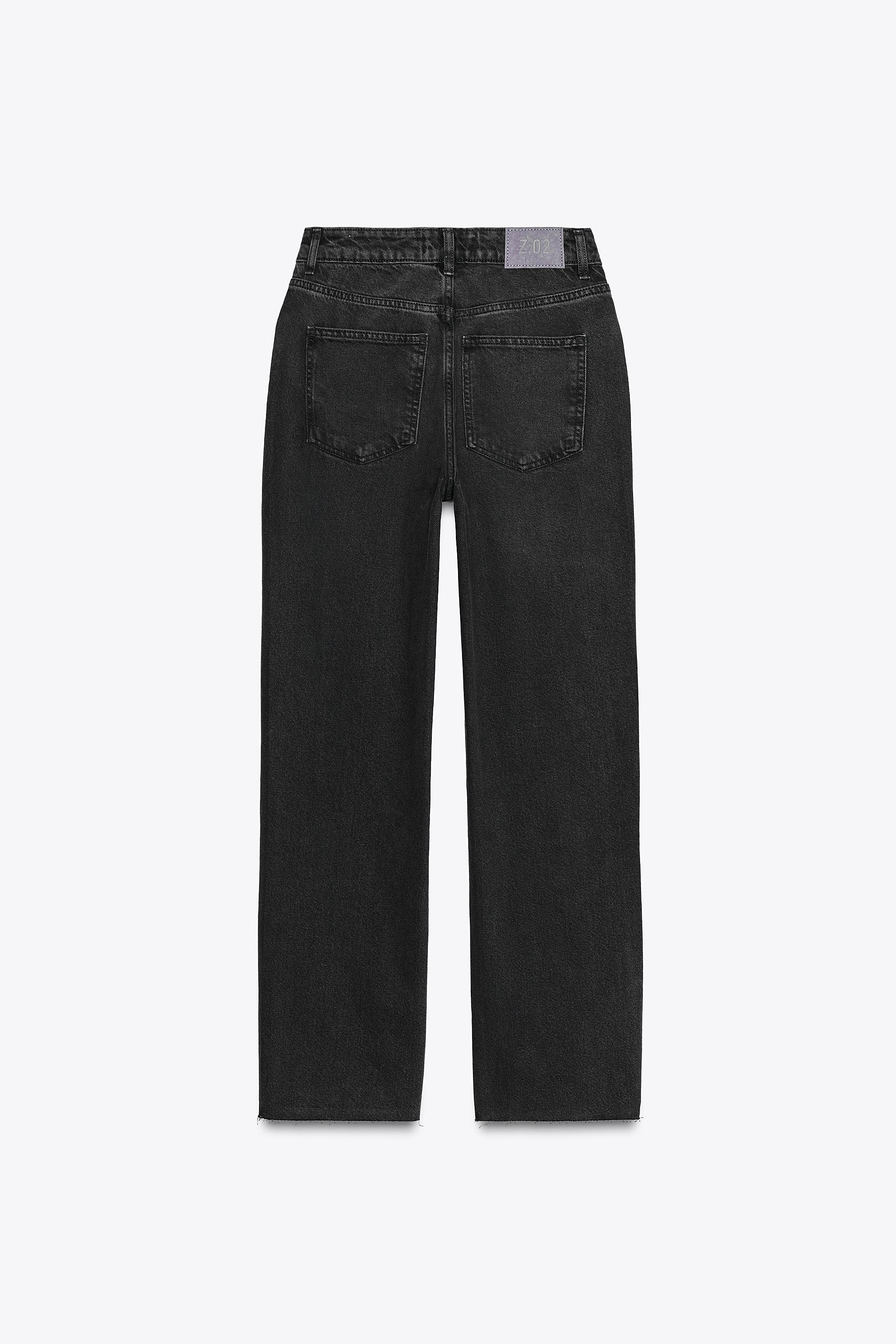 JEANS Z.02 STRAIGHT ANKLE HIGH-WAIST | Zara UK