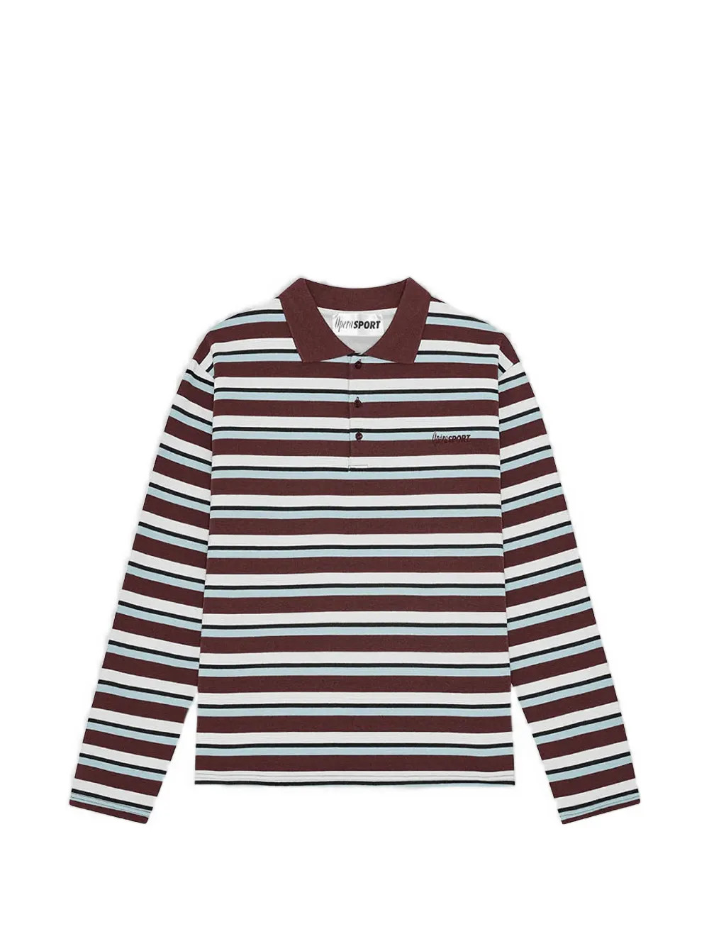 OpéraSPORTstriped long-sleeve polo shirt | Farfetch Global