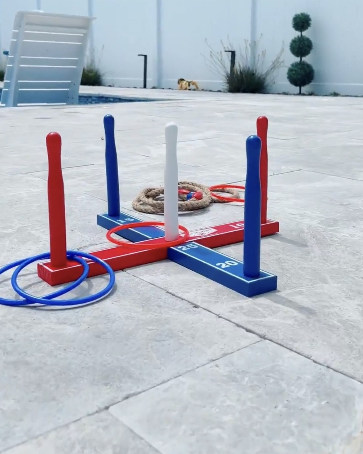 Our ring toss is on sale right now for $19.xx the girls had so much fun with friends playing this throughout the summer. They play indoors on rainy days.

#LTKSeasonal #LTKSaleAlert