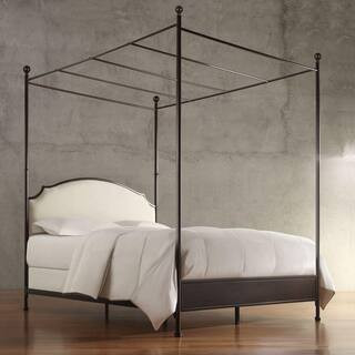 HomeSullivan Bridgewater Antique Bronze King Canopy Bed 40E638BK-1WLCPY - The Home Depot | The Home Depot
