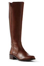 Women's Wide Classic Riding Boots-Dinosaur | Lands' End (US)