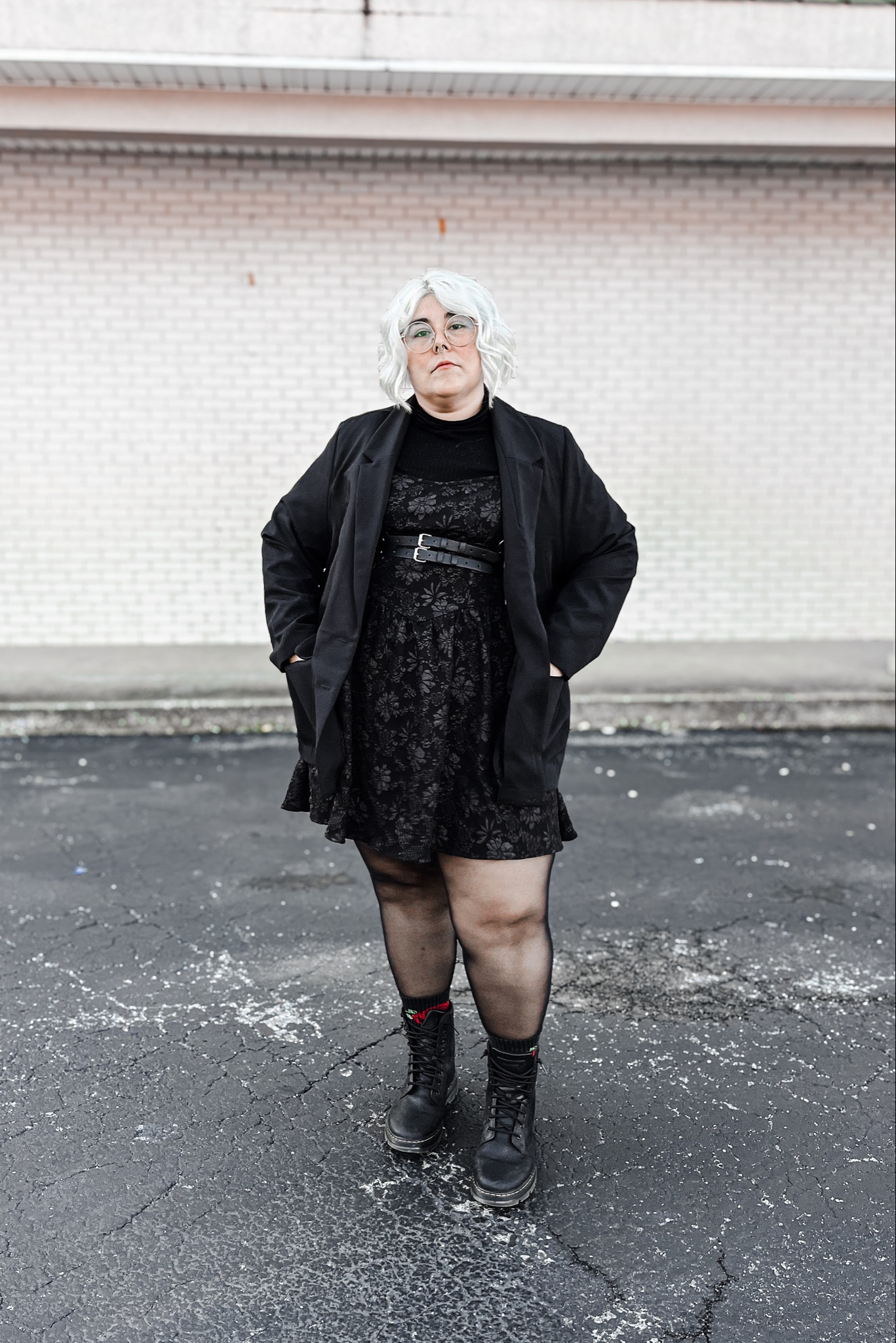 PLUS SIZE OOTD
Blazer: Old Navy
Turtle Neck: SHEIN 
Dress: SHEIN 
Tights: SHEIN
Harness: SHEIN
Boots: Doc Martens

#LTKstyletip #LTKmidsize #LTKplussize