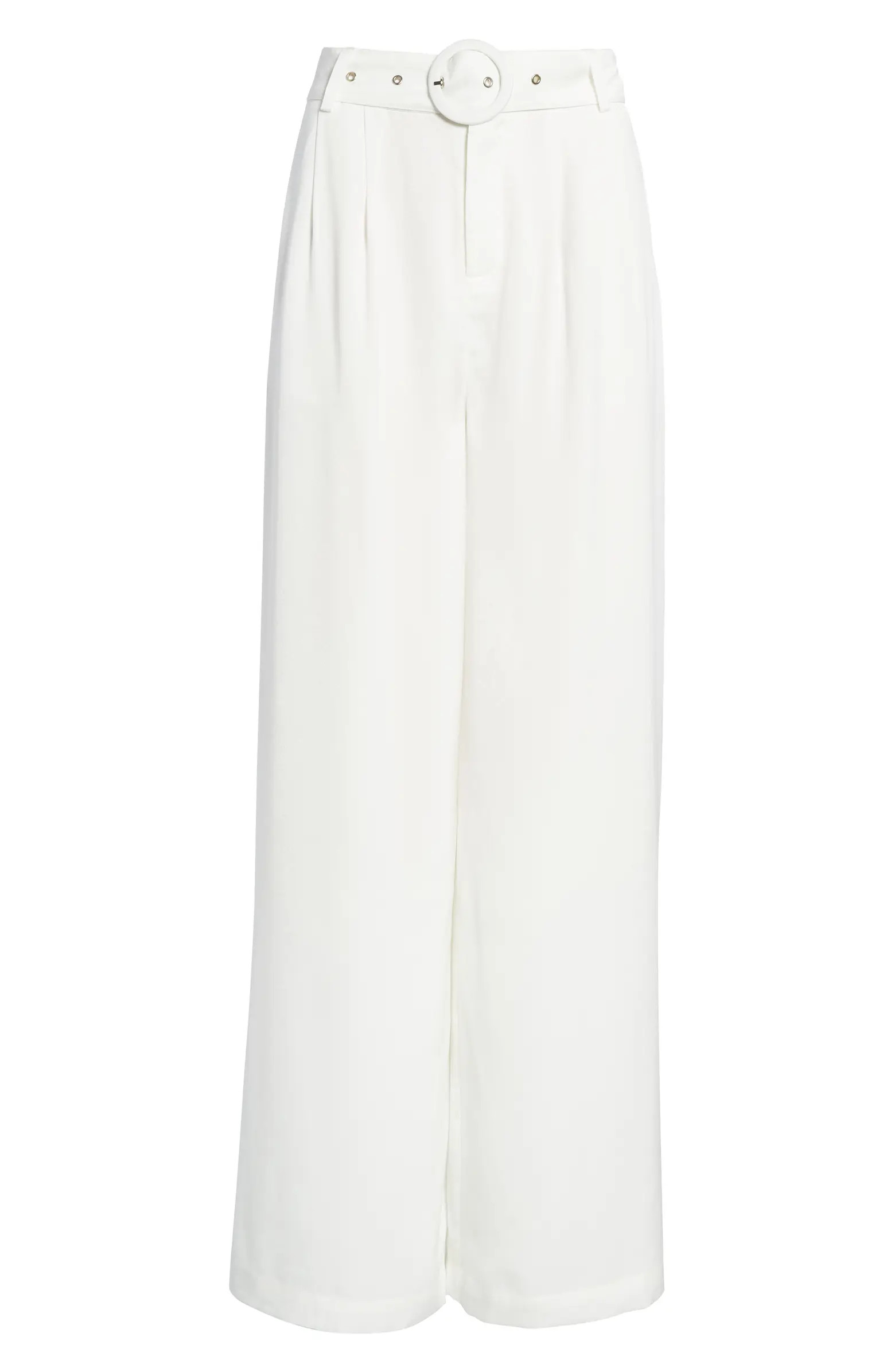 Belted High Waist Wide Leg Pants | Nordstrom
