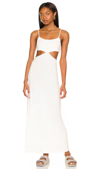 Piper Midi Dress in Black | Revolve Clothing (Global)