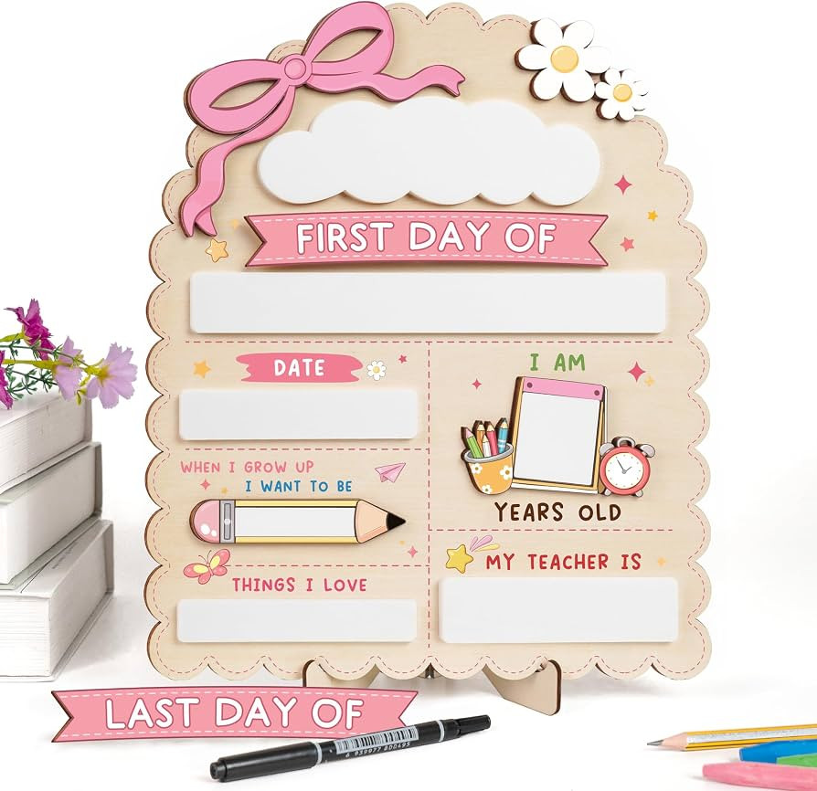 My First Day of School Sign, First and Last Day of School Board | Amazon (US)
