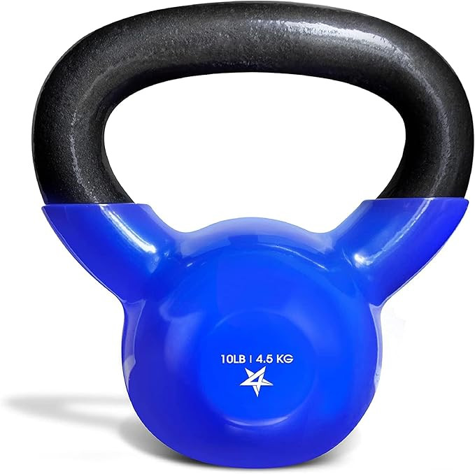 Yes4All 5-65lbs Kettlebells Vinyl Coated Cast Iron for Dumbbell Weights Exercises, Gym, Fitness, ... | Amazon (US)