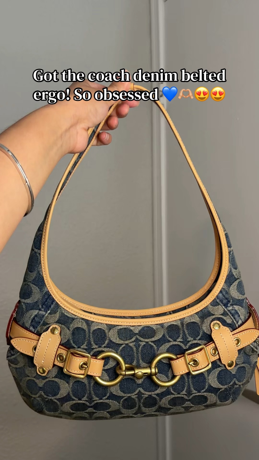 Obsessed with my denim ergo!